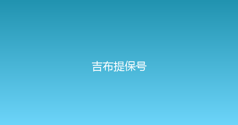吉布提保号 